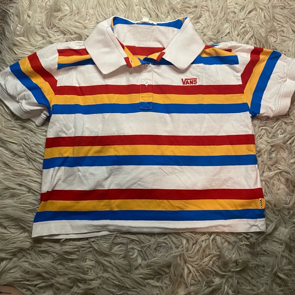 Woman’s vans cropped polo
